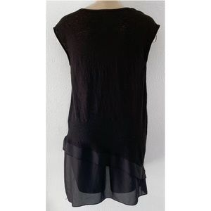 Anthropologie Tops - ANTHROPOLOGIE DELETTA LINEN CHIFFON SLOPE TEE SZ M Anthropologie Tops - ANTHROPOLOGIE DELETTA LINEN CHIFFON SLOPE TEE SZ M